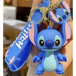 Adorable Stitch Keychain With Strap